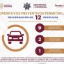 POLICÍA DE TECATE RECUPERA 12 VEHÍCULOS ROBADOS EN MÉXICO Y ESTADOS UNIDOS